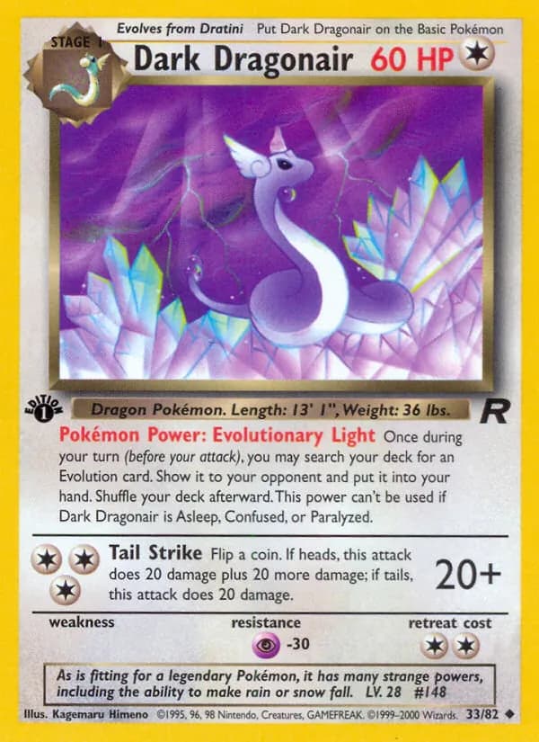 Dark Dragonair 33/82, Team Rocket