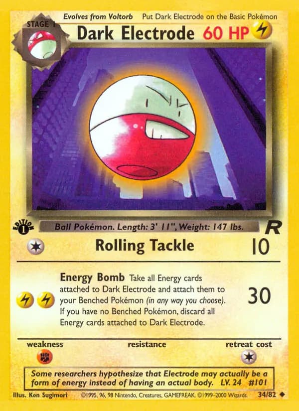Dark Electrode 34/82, Team Rocket