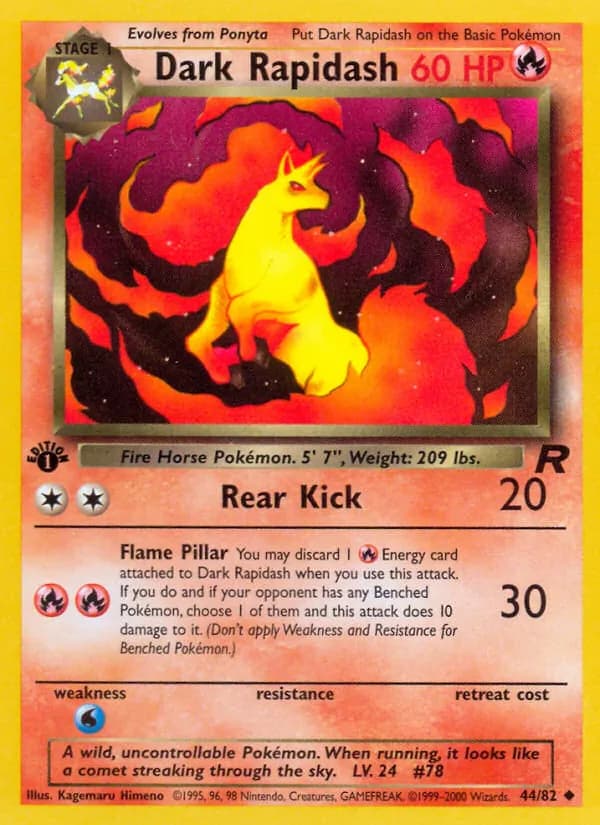 Dark Rapidash 44/82, Team Rocket