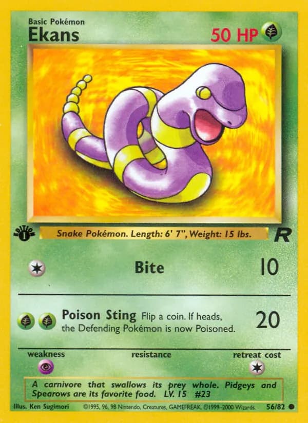 Ekans 56/82, Team Rocket