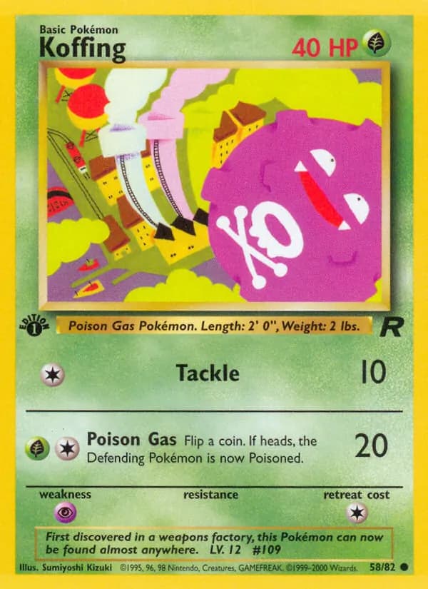Koffing 58/82, Team Rocket