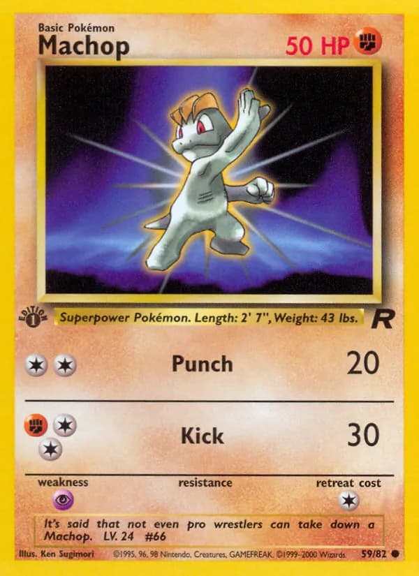 Machop 59/82, Team Rocket