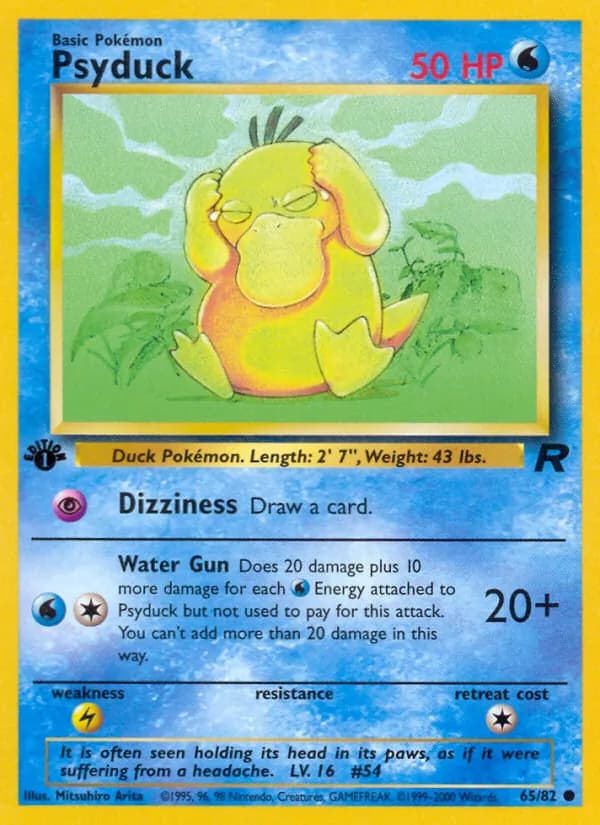 Psyduck 65/82, Team Rocket