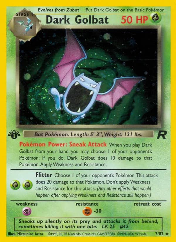 Dark Golbat 7/82, Team Rocket