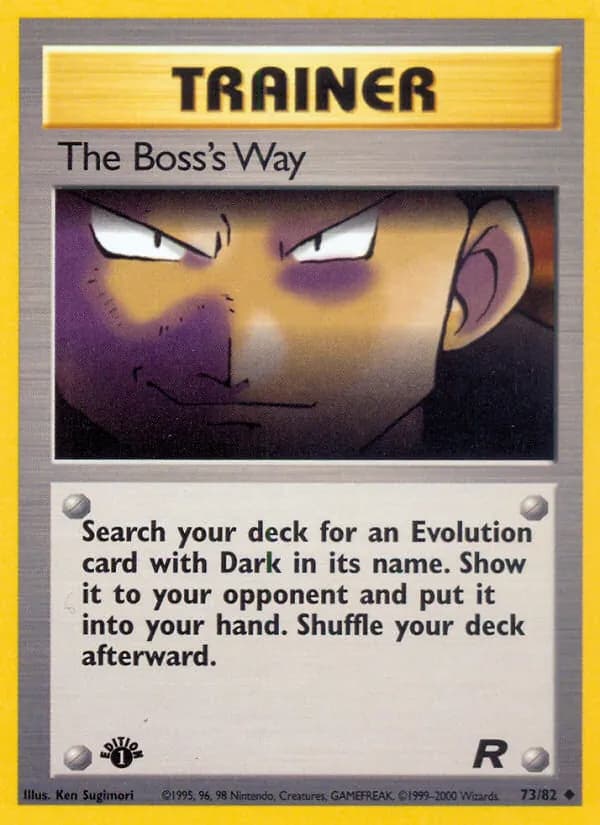 The Boss's Way 73/82, Team Rocket
