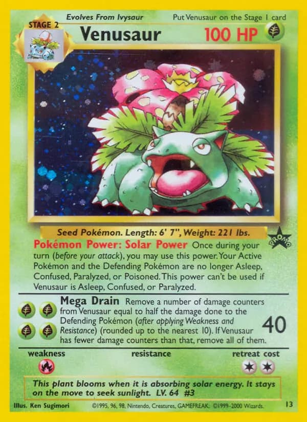 Venusaur 13/53, Wizards Black Star Promos