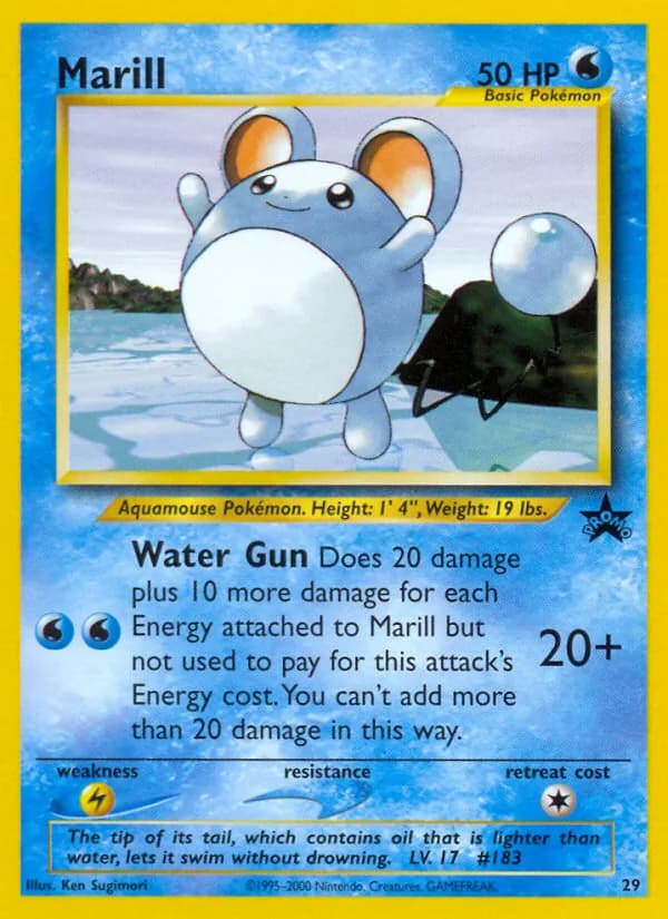 Marill 29/53, Wizards Black Star Promos