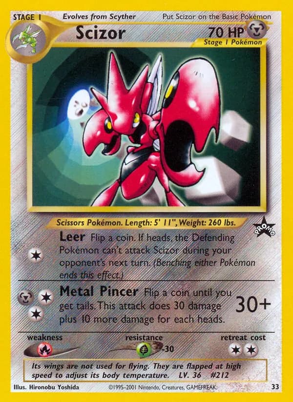 Scizor 33/53, Wizards Black Star Promos