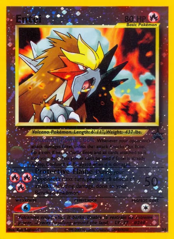 Entei 34/53, Wizards Black Star Promos