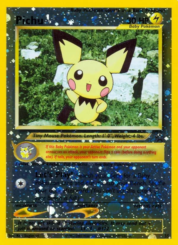 Pichu 35/53, Wizards Black Star Promos