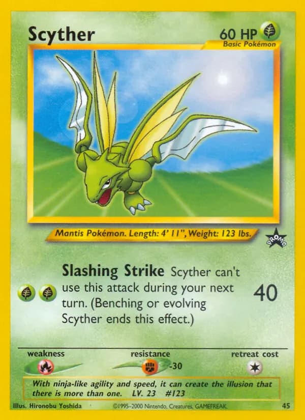 Scyther 45/53, Wizards Black Star Promos