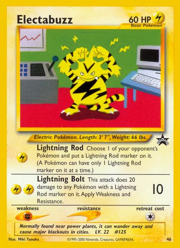 Electabuzz 46/53, Wizards Black Star Promos