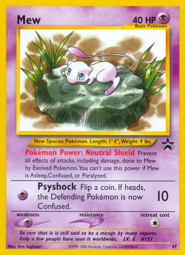 Mew 47/53, Wizards Black Star Promos