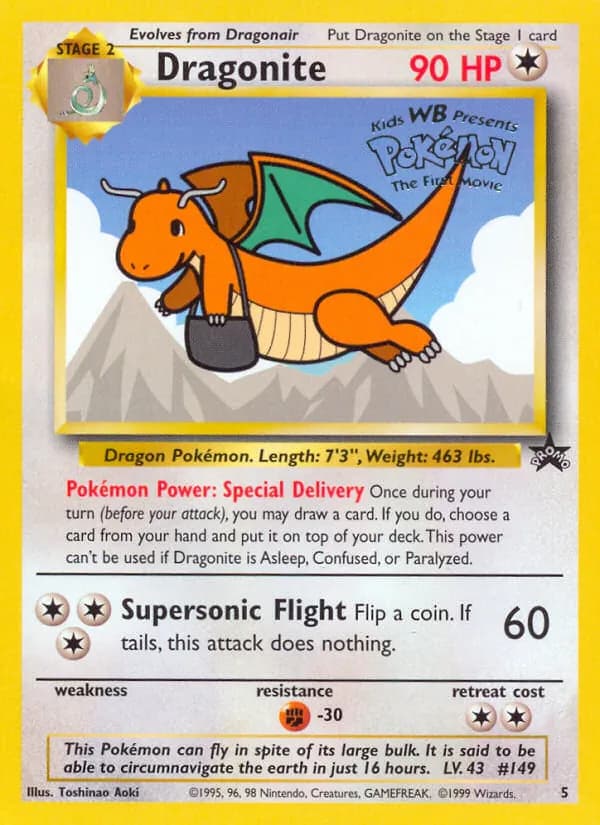 Dragonite 5/53, Wizards Black Star Promos