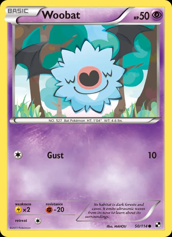 Woobat 50/114, Black & White