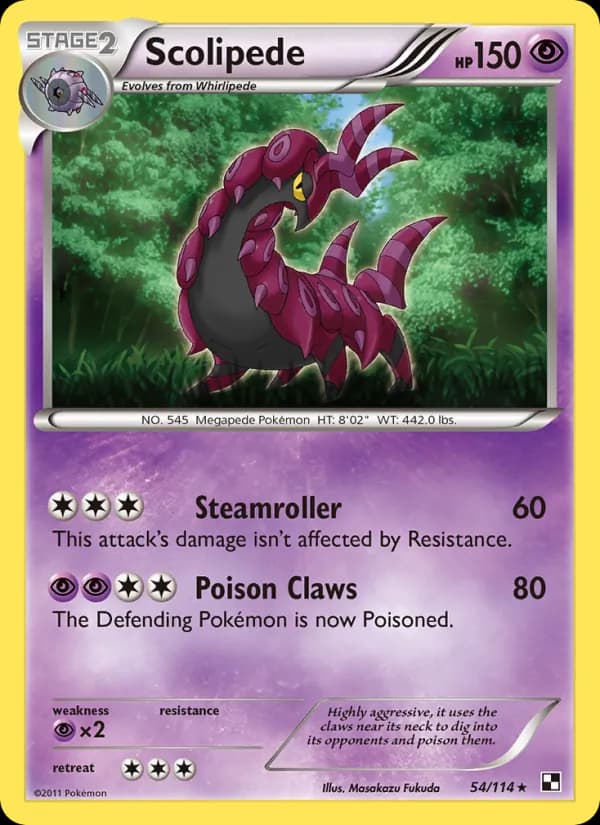 Scolipede 54/114, Black & White