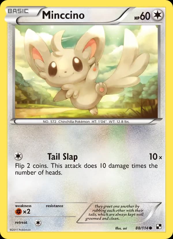 Minccino 88/114, Black & White