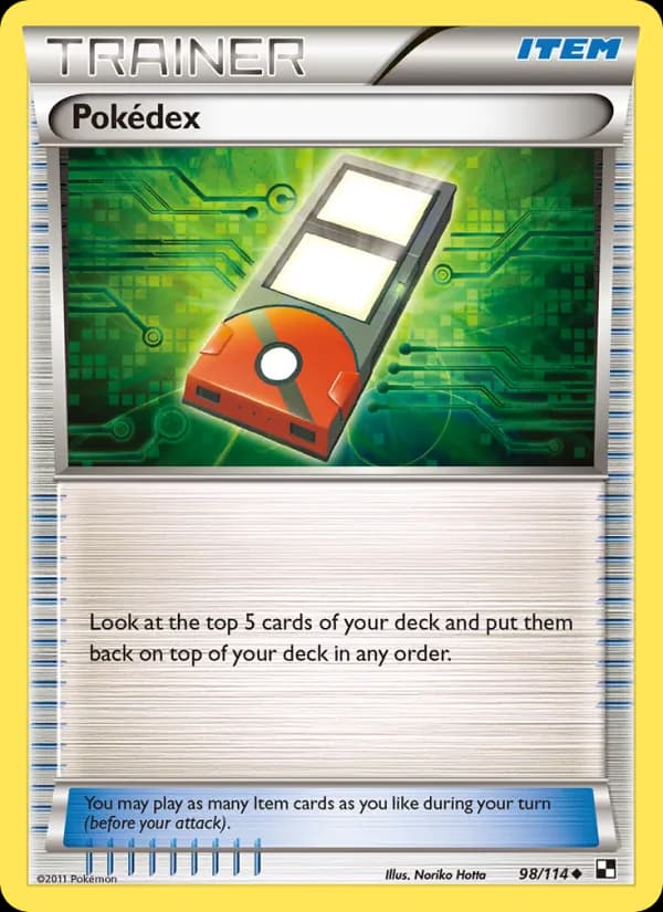 Pokédex 98/114, Black & White