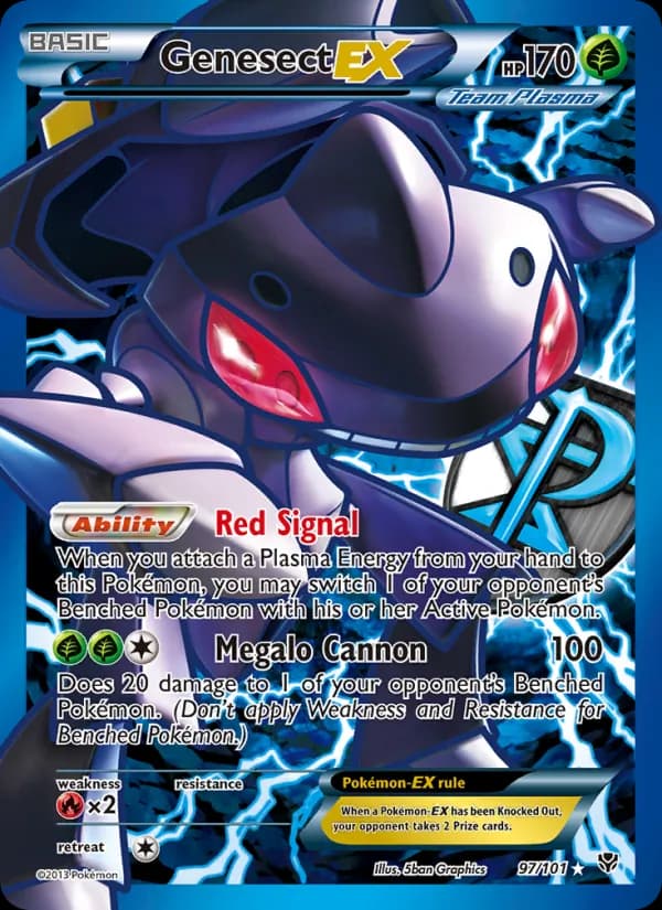 Genesect-EX 97/101, Plasma Blast