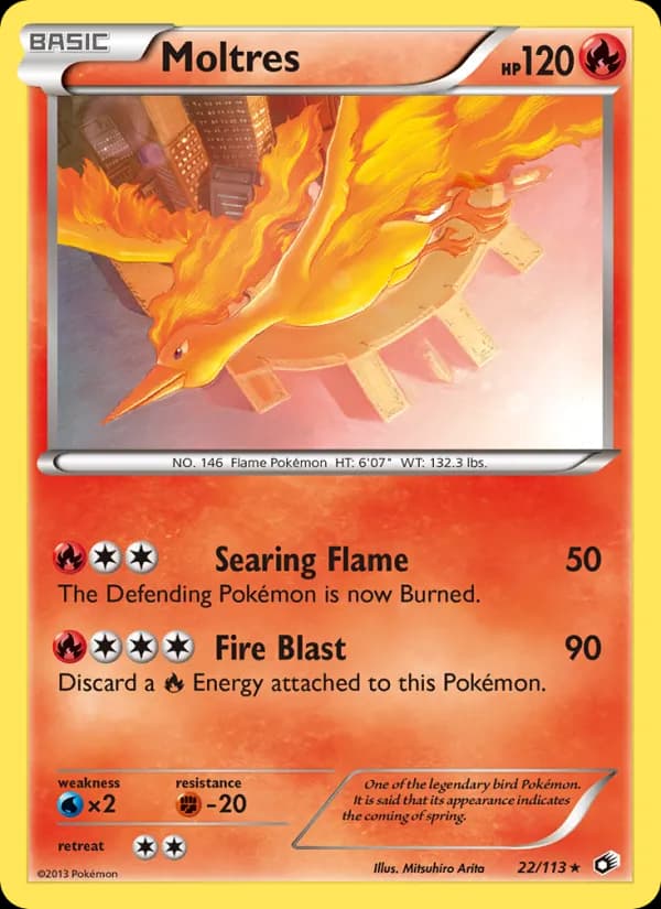 Moltres 22/113, Legendary Treasures