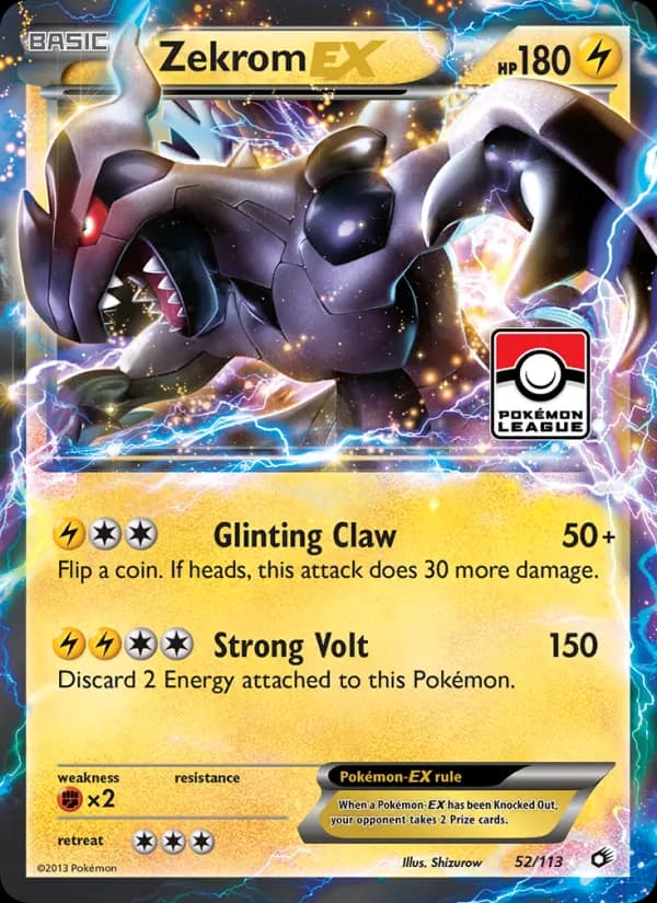 Zekrom-EX 52/113, Legendary Treasures