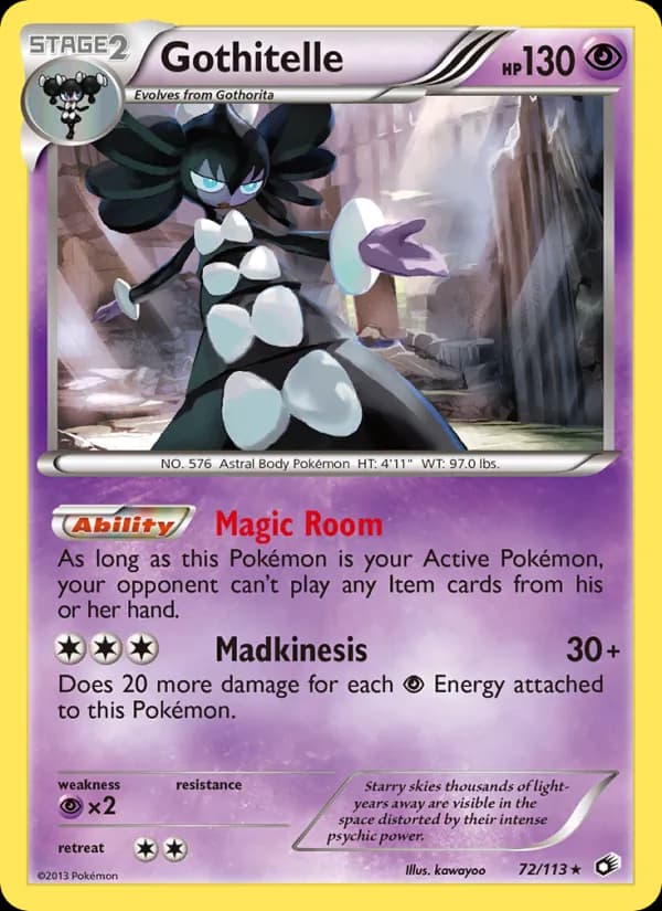 Gothitelle 72/113, Legendary Treasures