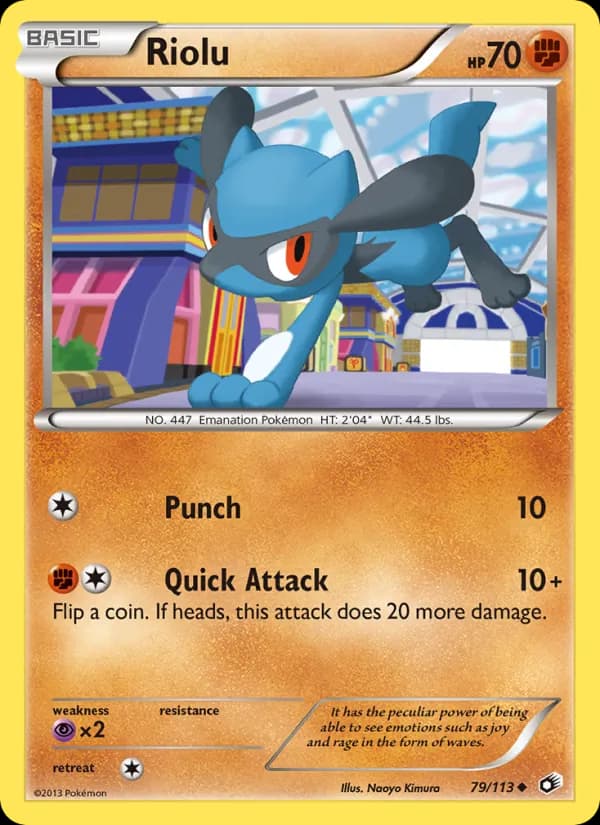 Riolu 79/113, Legendary Treasures
