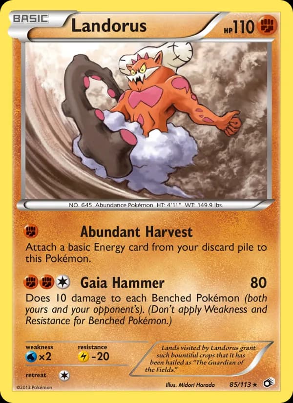 Landorus 85/113, Legendary Treasures