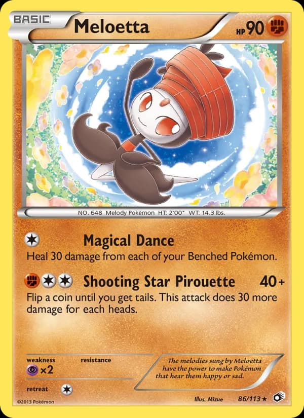 Meloetta 86/113, Legendary Treasures