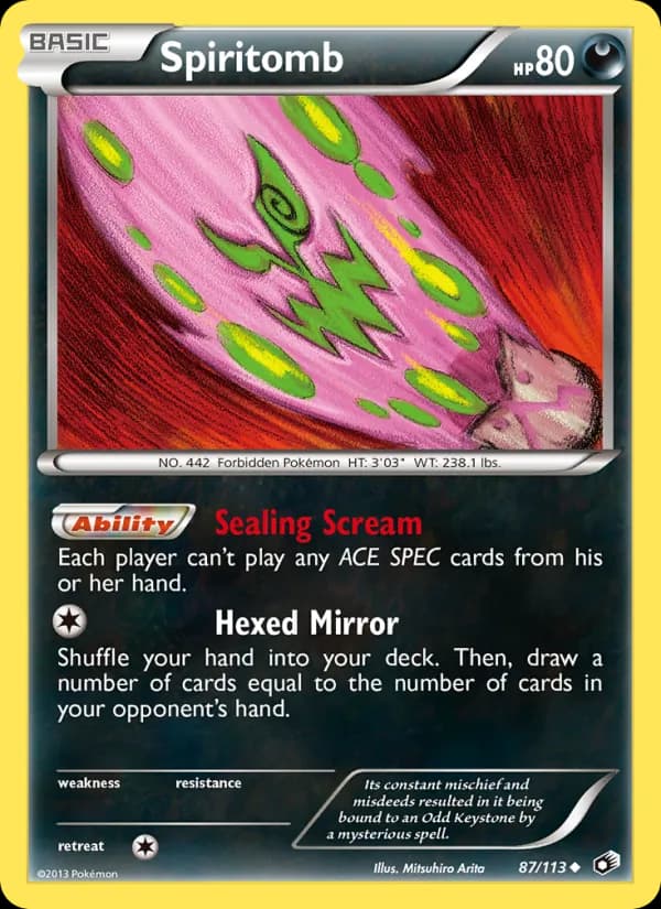 Spiritomb 87/113, Legendary Treasures