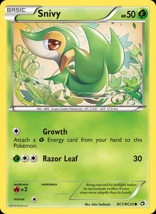 Snivy RC1/113, Legendary Treasures