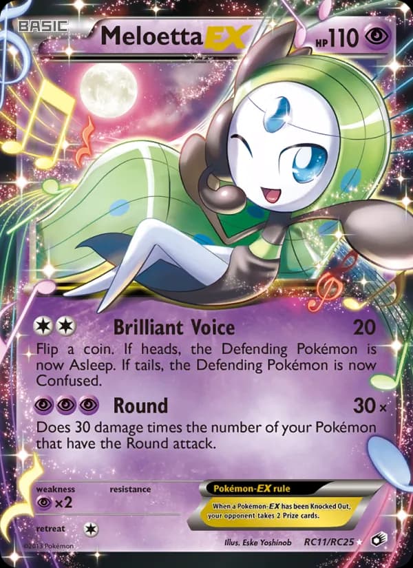 Meloetta-EX RC11/113, Legendary Treasures