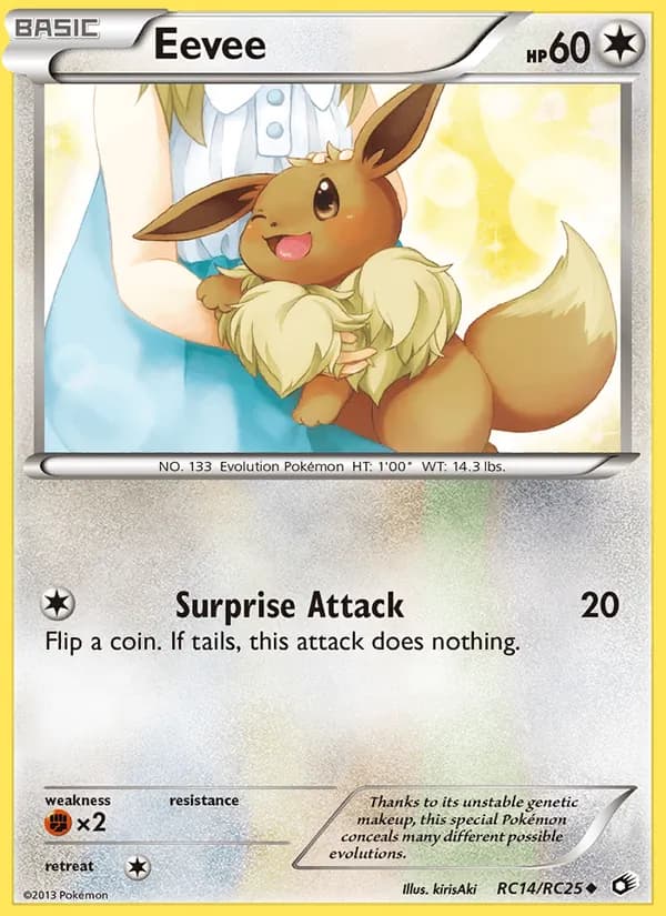Eevee RC14/113, Legendary Treasures