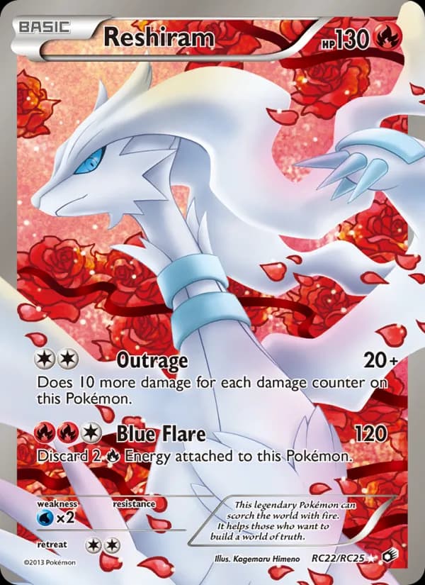 Reshiram RC22/113, Legendary Treasures
