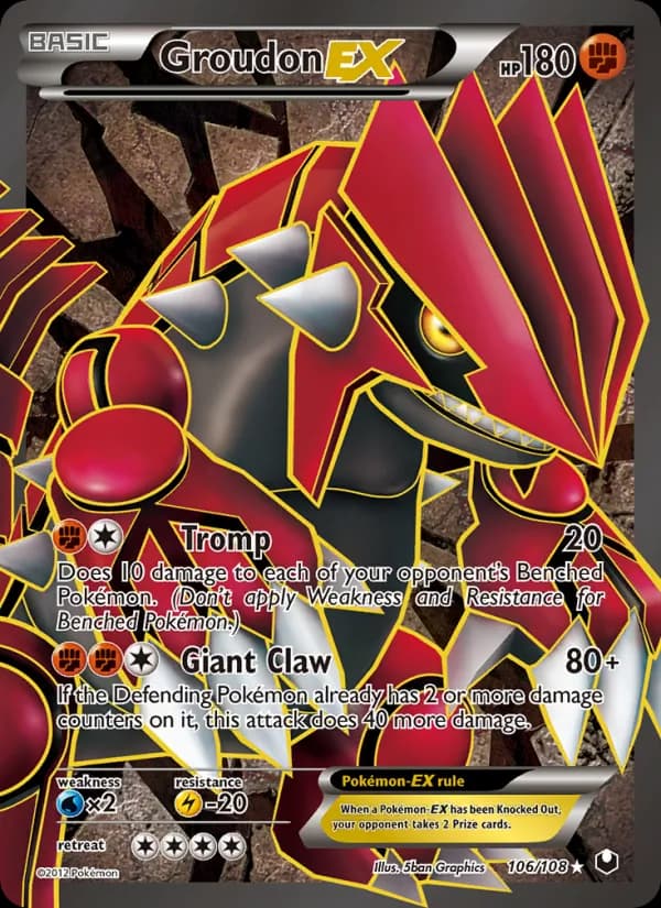 Groudon-EX 106/108, Dark Explorers