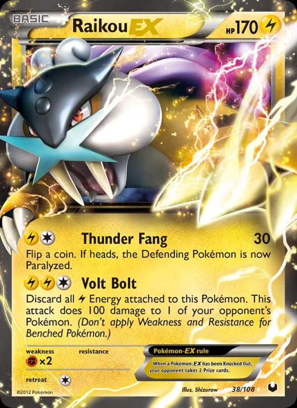Raikou-EX 38/108, Dark Explorers
