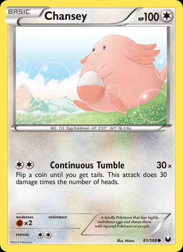 Chansey 81/108, Dark Explorers