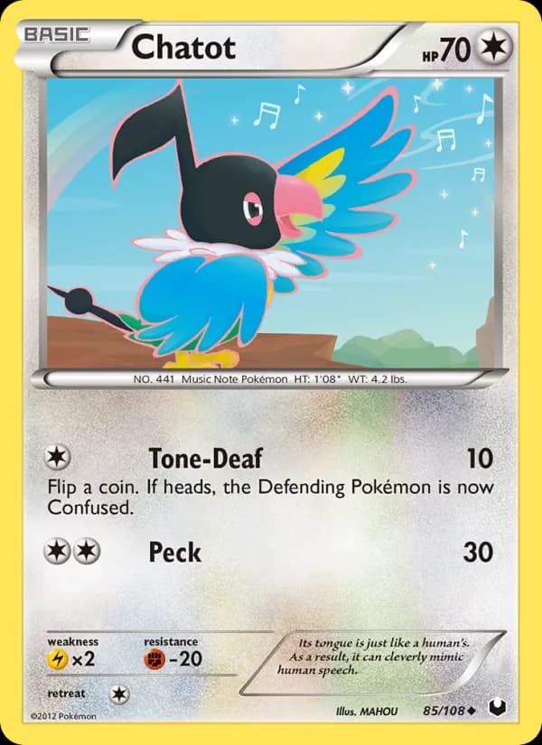 Chatot 85/108, Dark Explorers