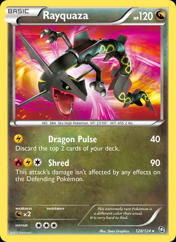 Rayquaza 128/124, Dragons Exalted