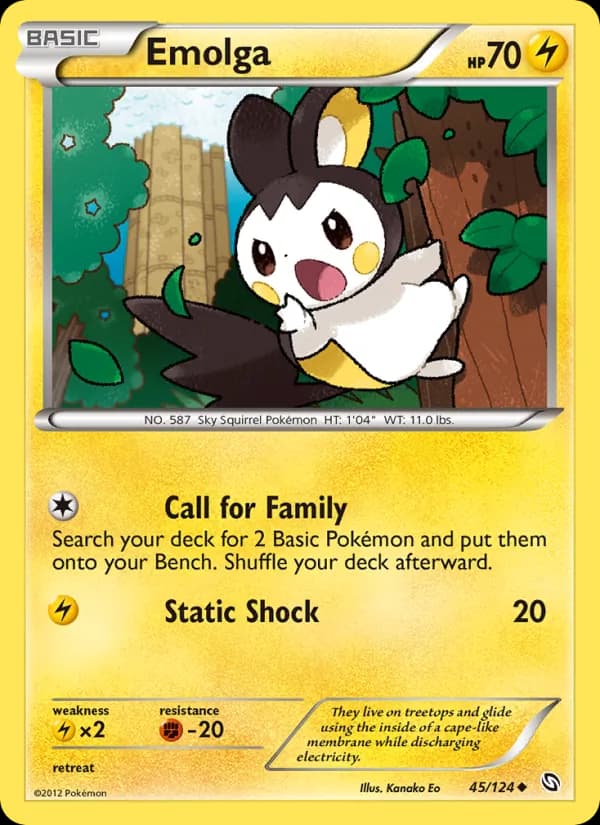 Emolga 45/124, Dragons Exalted