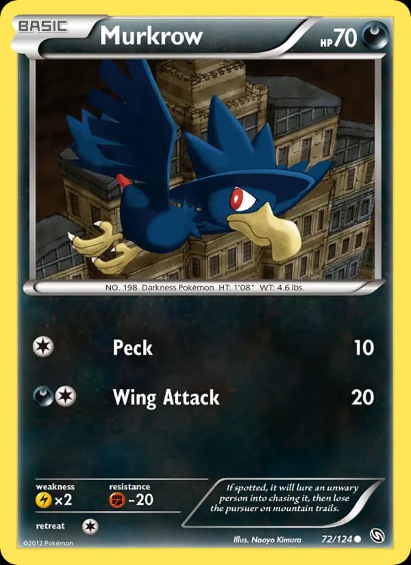 Murkrow 72/124, Dragons Exalted