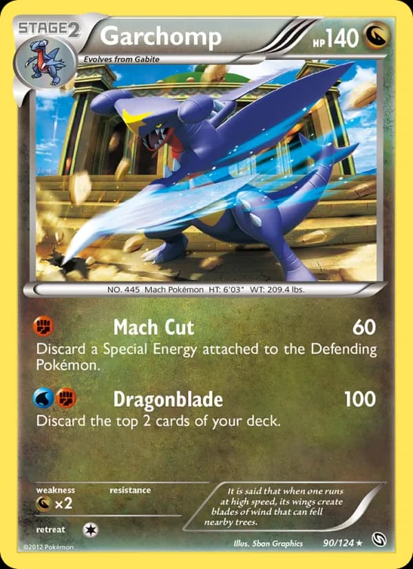 Garchomp 90/124, Dragons Exalted