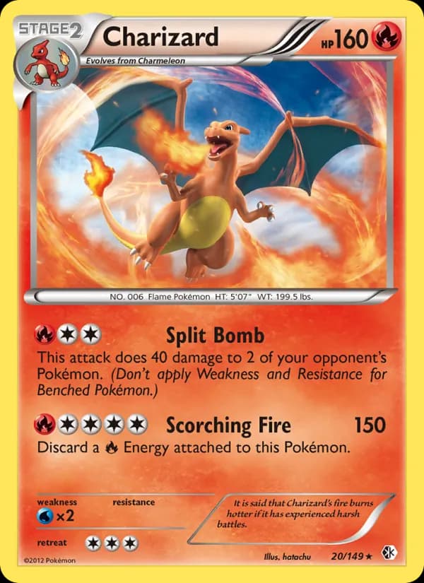 Charizard 20/149, Boundaries Crossed