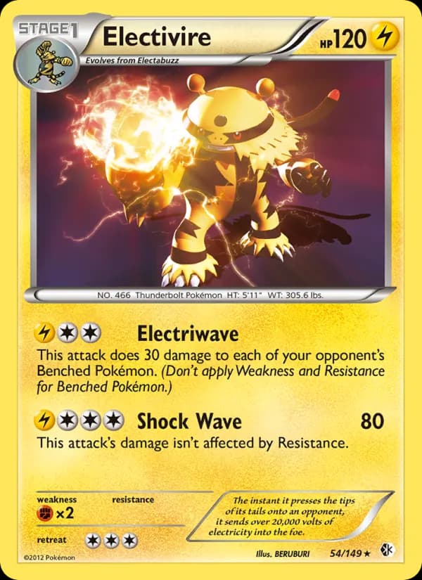 Electivire 54/149, Boundaries Crossed