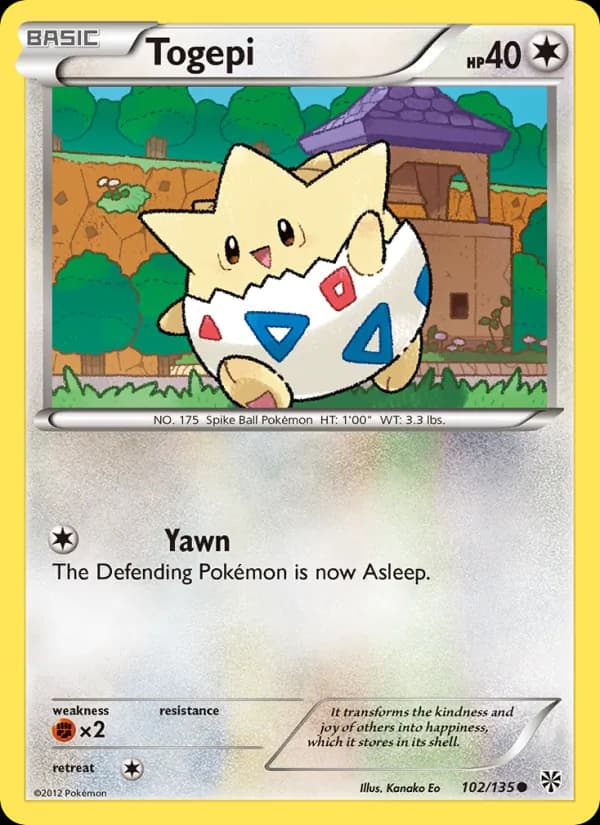Togepi 102/135, Plasma Storm