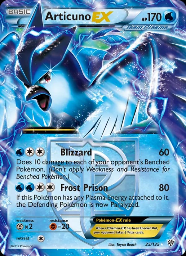 Articuno-EX 25/135, Plasma Storm