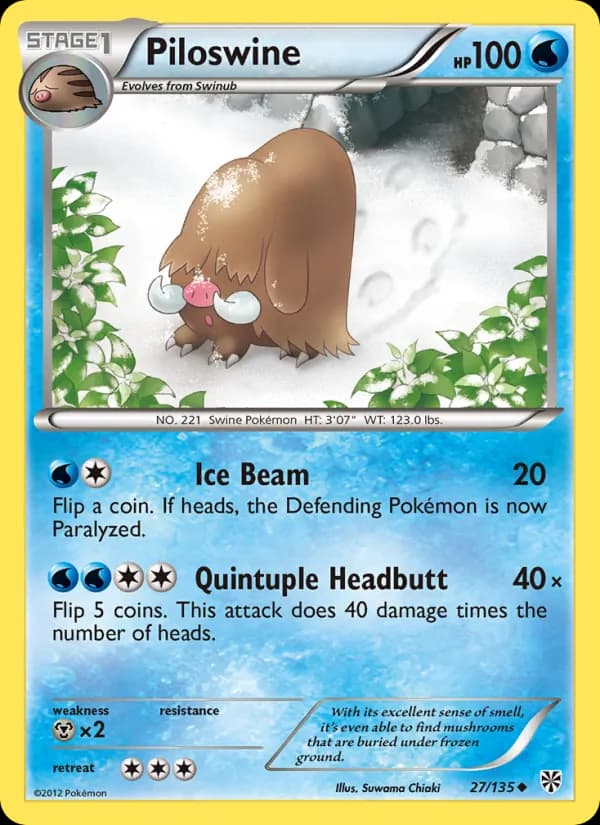 Piloswine 27/135, Plasma Storm