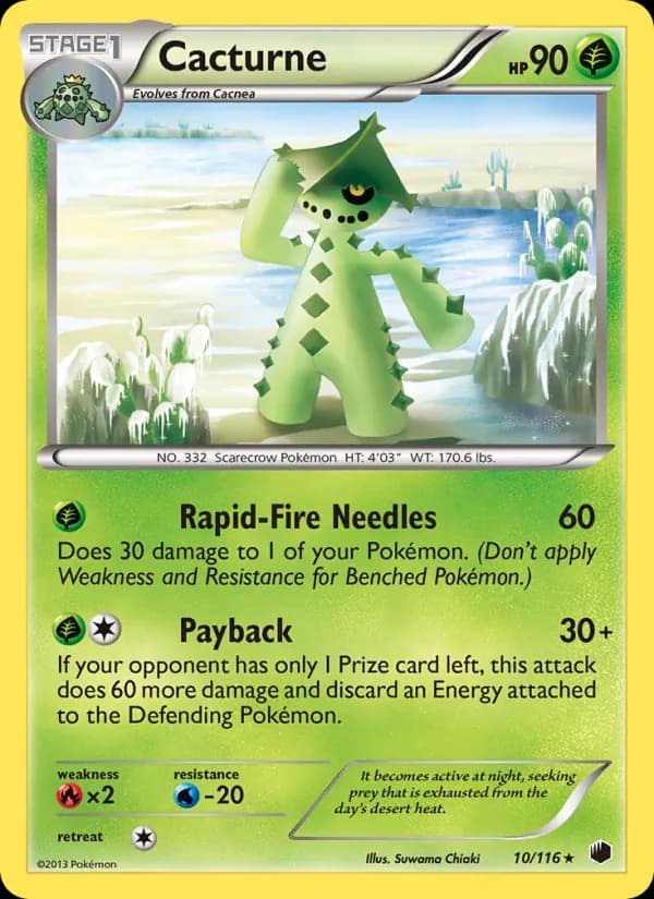 Cacturne 10/116, Plasma Freeze
