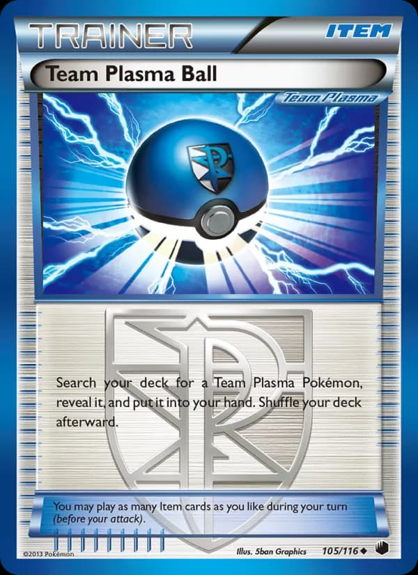 Team Plasma Ball 105/116, Plasma Freeze