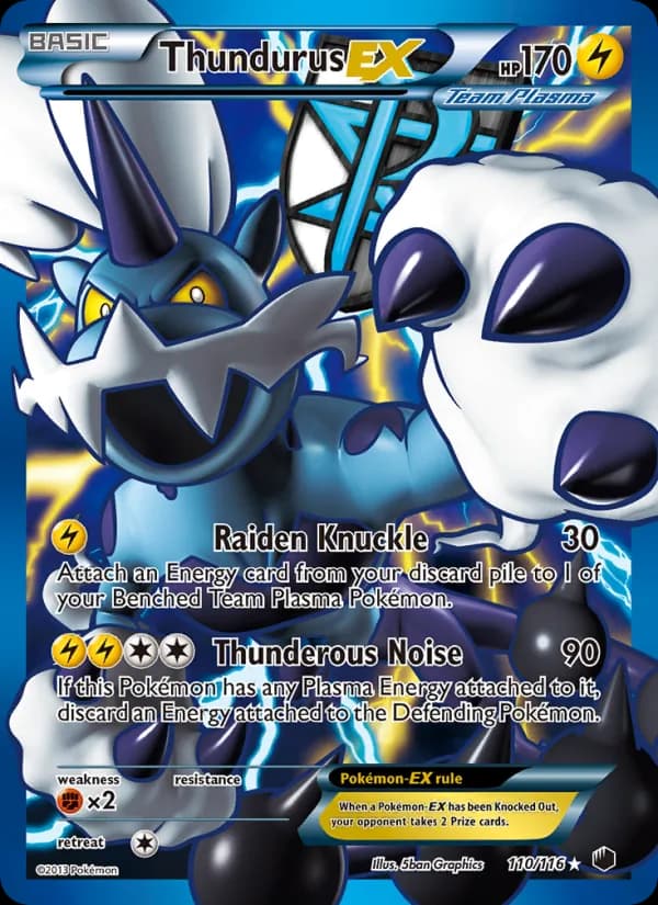 Thundurus-EX 110/116, Plasma Freeze